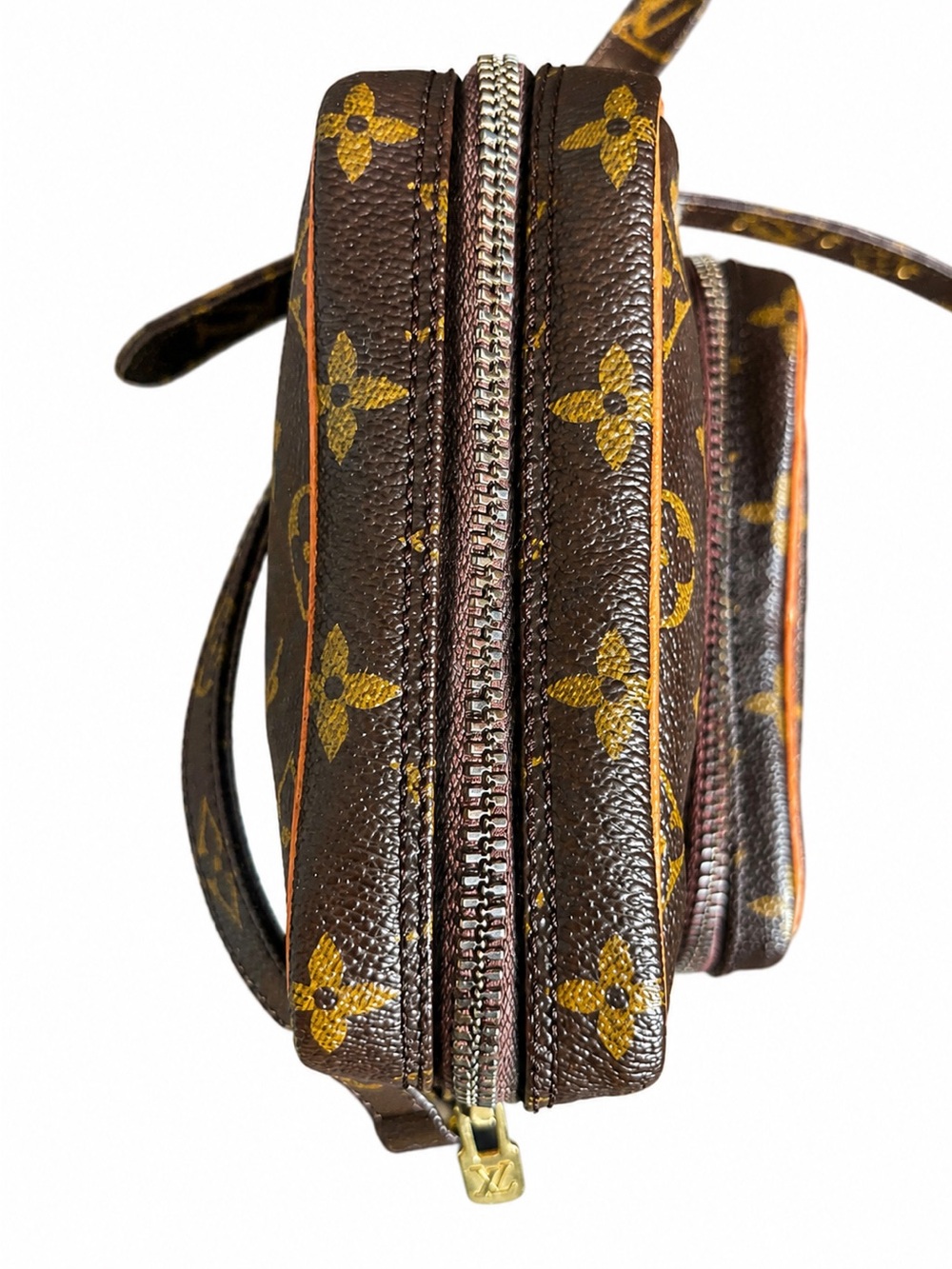 Louis Vuitton Amazone Monogram Canvas Brown & Tan Messenger Crossbody - Picture 7 of 8